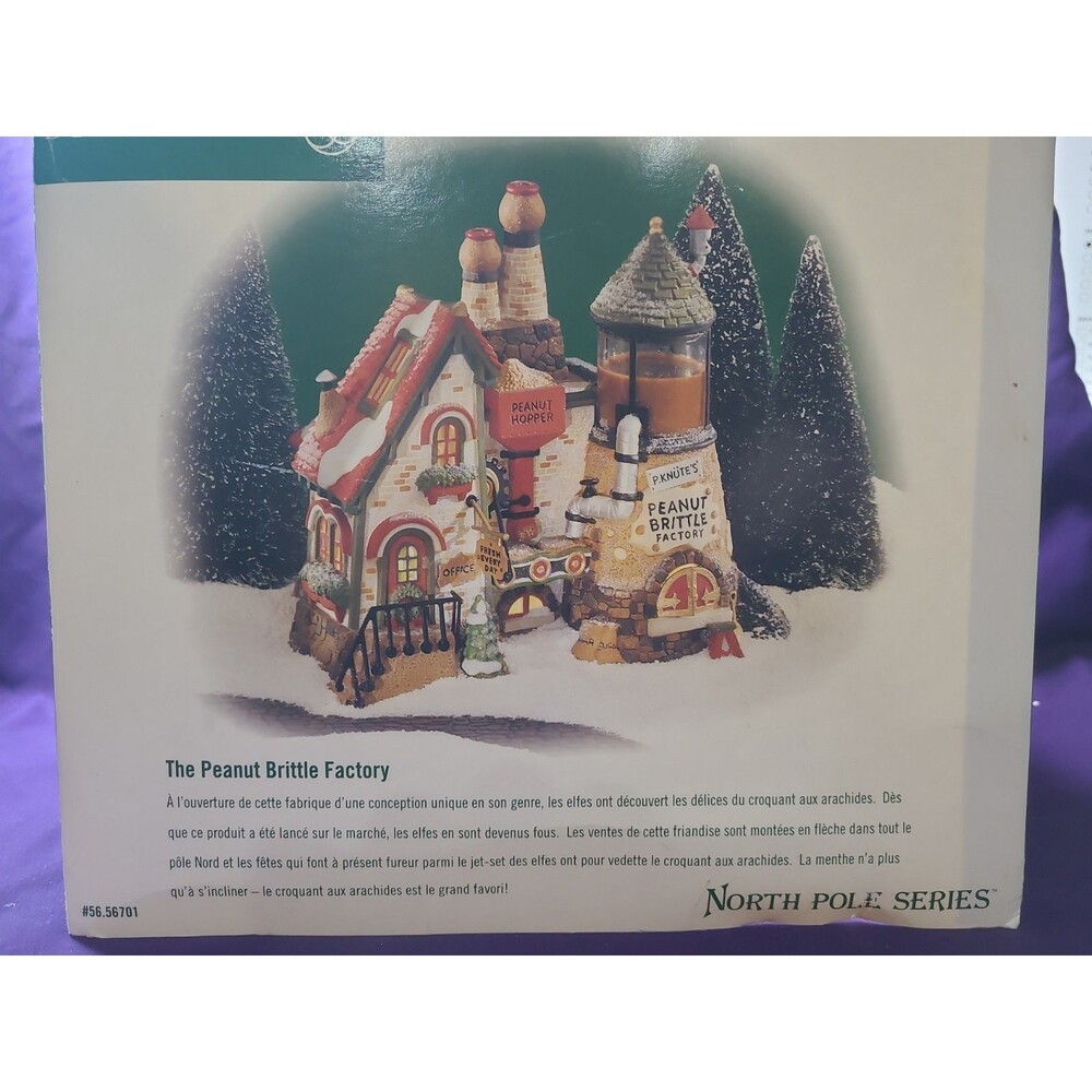 Department 56 The Peanut Brittle Factory North Pole Series Dept Village #56701